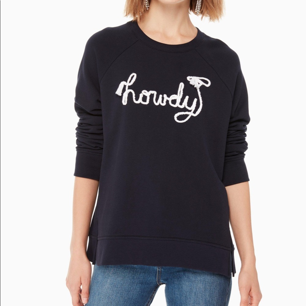 EUC kate spade Howdy sweatshirt